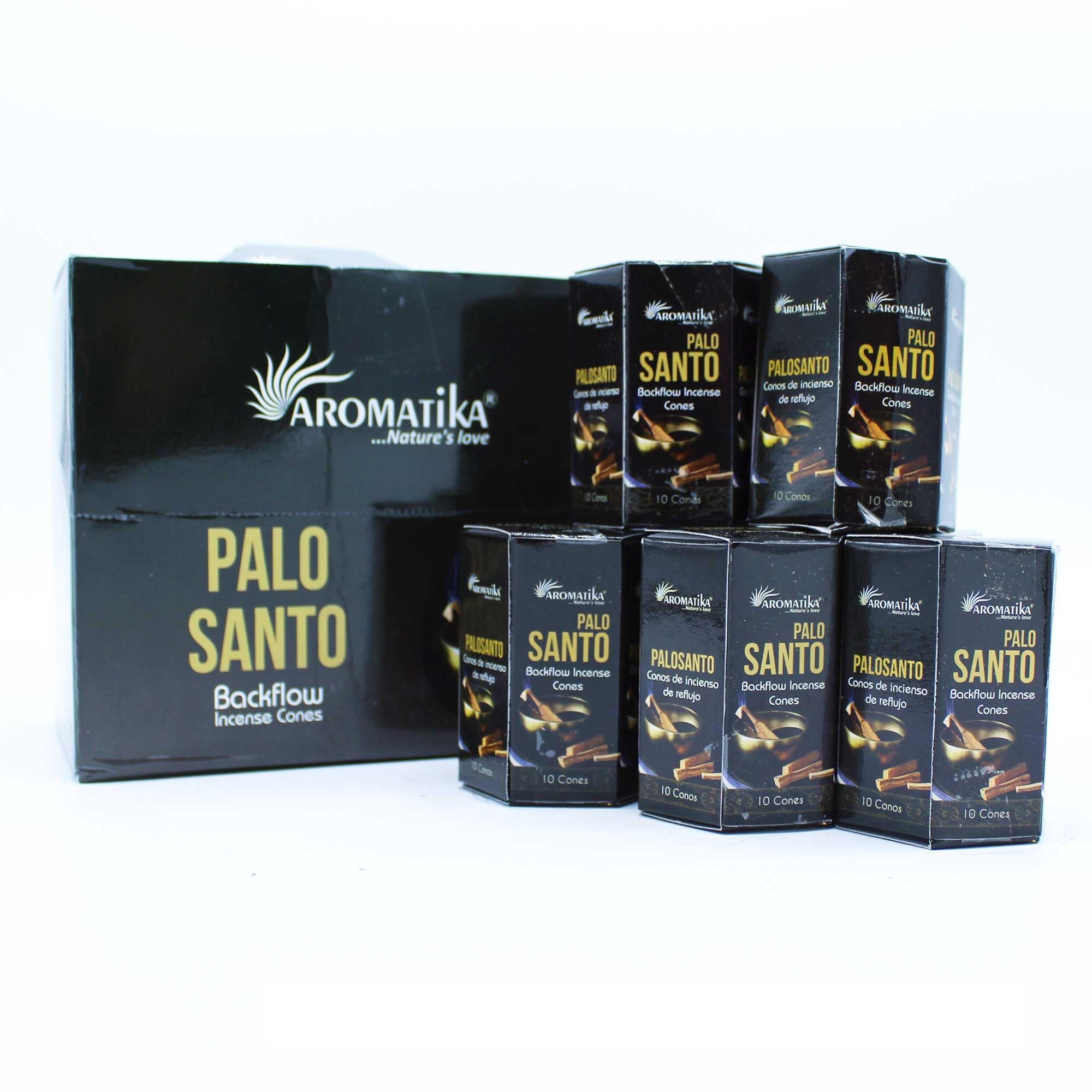 Pack of 10 Masala Backflow Incense - Palo Santo