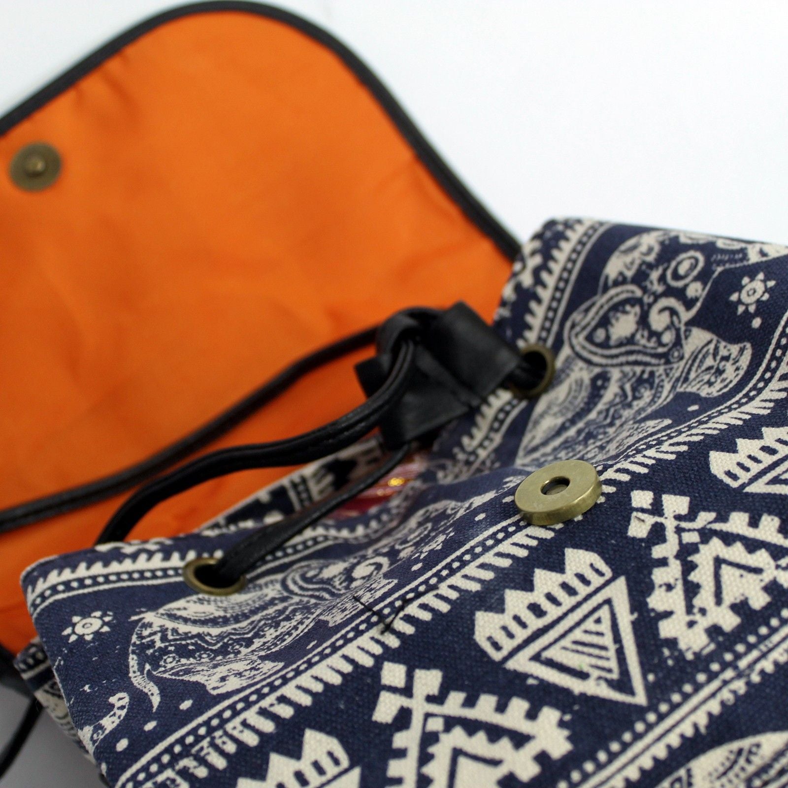 Traveller Backpacks - 3 Pocket Blue Elephant