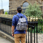 Traveller Backpacks - 3 Pocket Blue Elephant