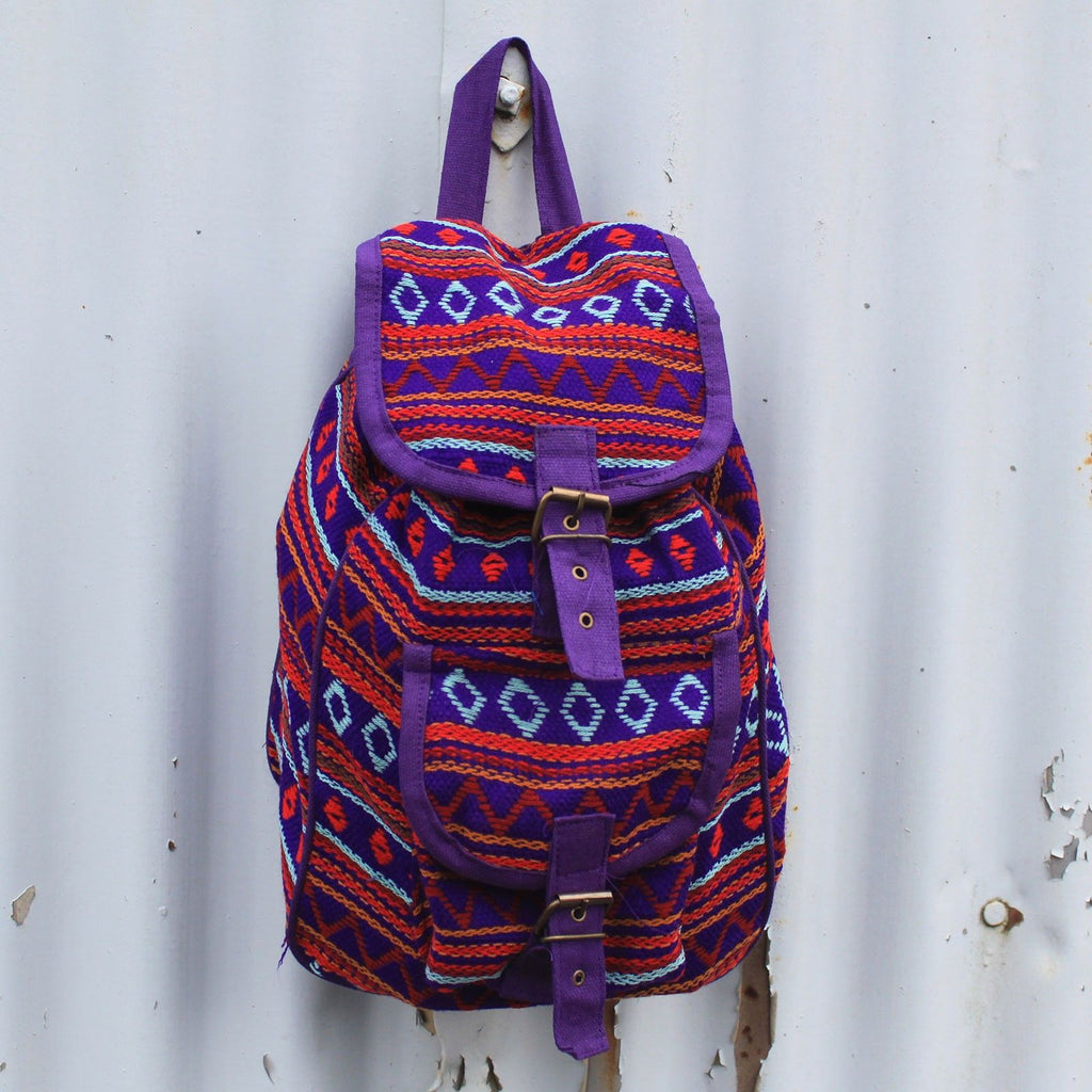 Small Nepali Backpacks  - Violet