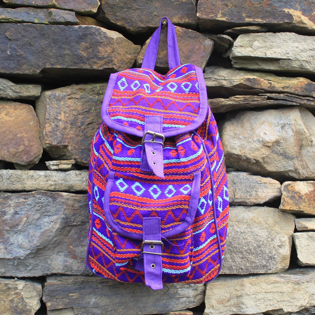 Small Nepali Backpacks  - Violet