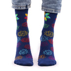 Hop Hare Bamboo Socks S/M - Rainbow Chakra