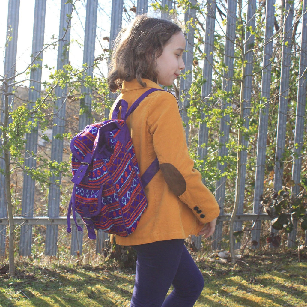 Small Nepali Backpacks  - Violet