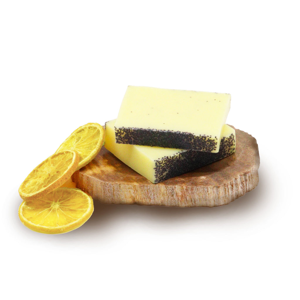 Lemon Poppy Soap Loaf
