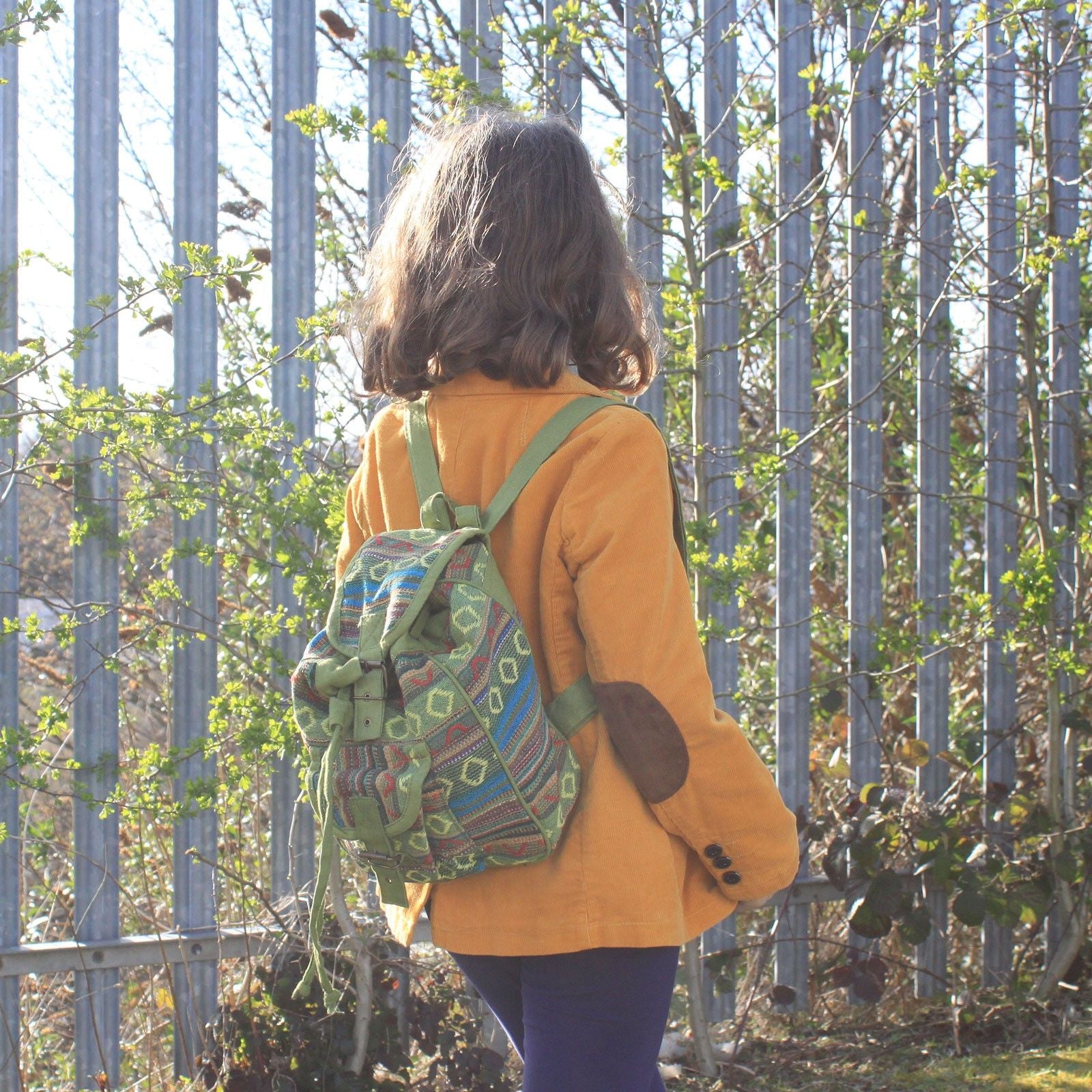 Small Nepali Backpacks  - Green