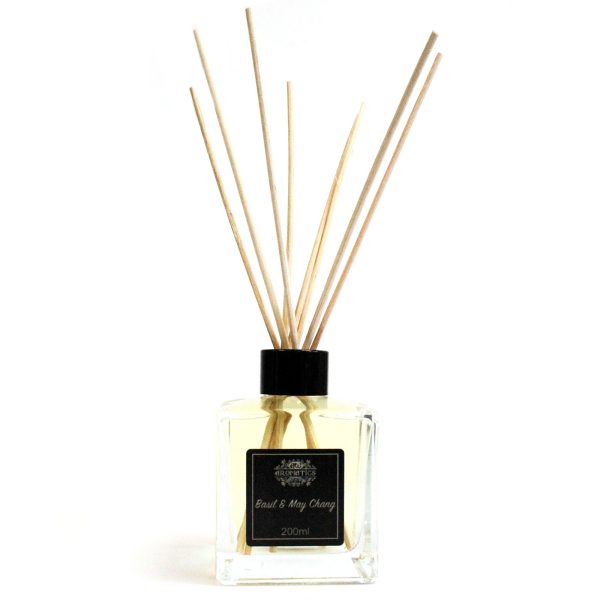 200ml Basil & Maychang Essential Oil Reed Diffuser - Image 2
