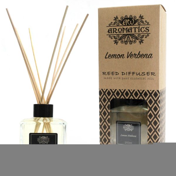 200ml Lemon Verbena Essential Oil Reed Diffuser - Image 3
