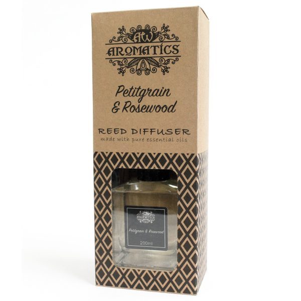 200ml Petitgrain & Rosewood Essential Oil Reed Diffuser - Image 2