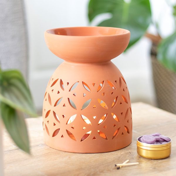 20cm Large Terracotta Oil Burner - Image 3