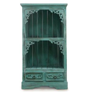 Albasia Bathroom Cabinet in a stunning Turquoise wash finish