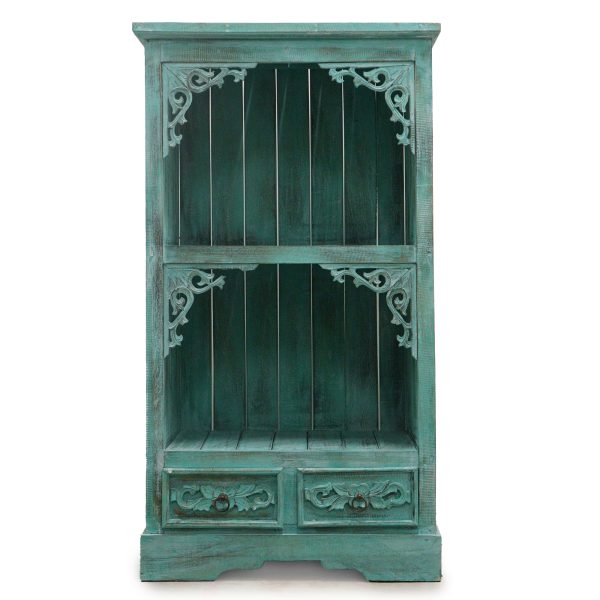 Albasia Bathroom Cabinet in a stunning Turquoise wash finish