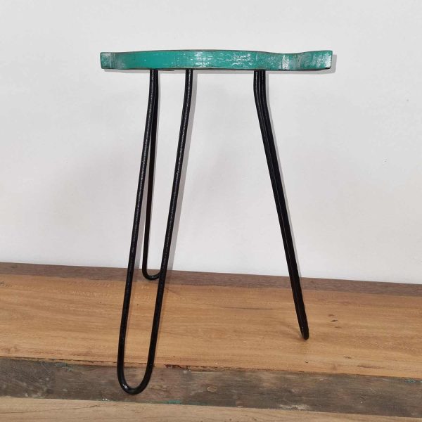 Albasia Wood Fish Stand - Turquoise - Image 5