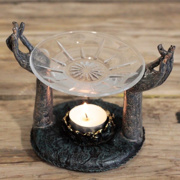 Antique Buddha - Om Hands Oil Burner - Image 6