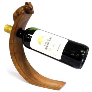 Amazing wholesale wooden Balance Wine Holders