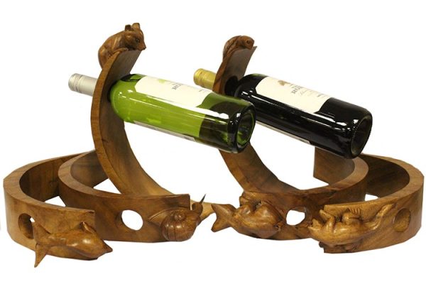 make sure you wipe it clean with a damp cloth from time to time and occasionally smear it with a few drops of olive oil to retain its suppleness and avoid the wood from drying. The correct storage angle of a wine bottle is achieved by adjusting the bottleneck in the hole to full or partially full. 