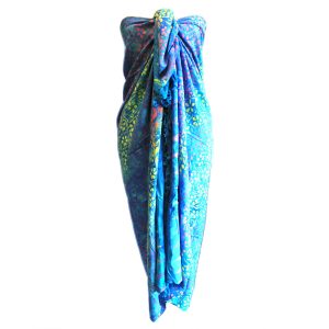 Bali Block Print Sarongs - Pretty Petals (4 Assorted Colours)