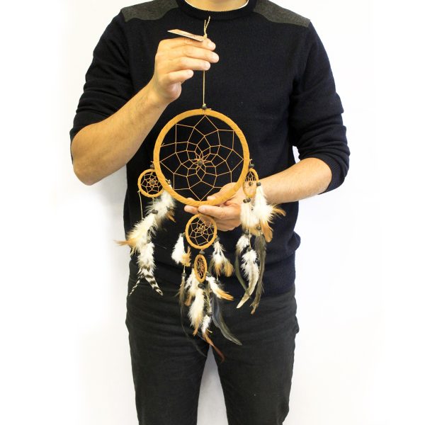 Bali Dreamcatchers - Medium Round - Cream/Coffee/Choc - Image 3