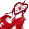 Bali Dreamcatchers - Small Heart - Black/White/Red - Image 2