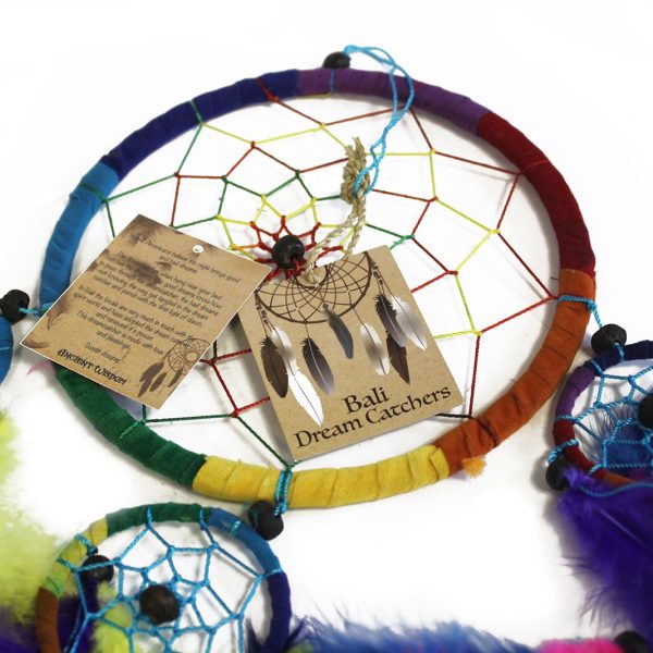 Bali Dreamcatchers - Small Heart/Round - Rainbow - Image 5