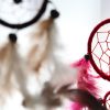 Bali Dreamcatchers - Large Round - Black/White/Red - Image 3