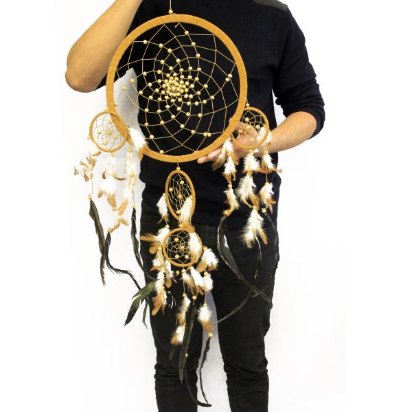 Bali Dreamcatchers - XLarge Round - Cream/Coffee/Choc - Image 7