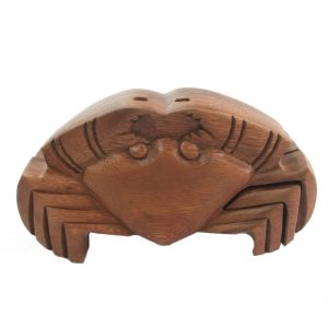Our 'Beach Crab' Bali Magic Box will make a magical addition to your store. Made like a wooden puzzle