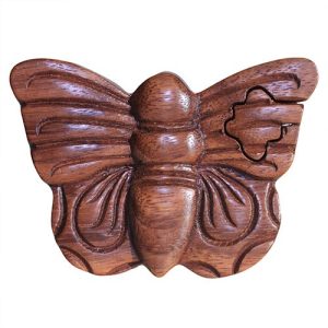 Our 'Butterfly' Bali Magic Box will make a magical addition to your store. Made like a wooden puzzle