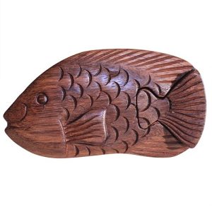 Our 'Fat Fish' Bali Magic Box will make a magical addition to your store. Made like a wooden puzzle
