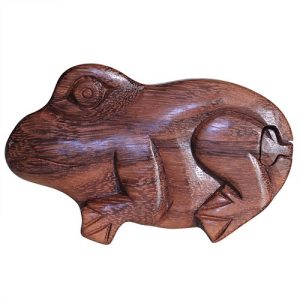 Our 'Frog' Bali Magic Box will make a magical addition to your store. Made like a wooden puzzle