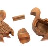 you have to work out which order to pull the various pieces apart in. In the centre is a small compartment ideal to hide that special little gift so it is great for storing small items whilst making a intriguing display plus it is fun to put together! Both lovely to look at and nice to play with
