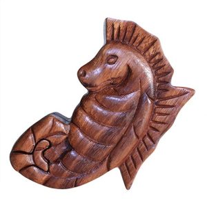 Our 'Sea Horse' Bali Magic Box will make a magical addition to your store. Made like a wooden puzzle