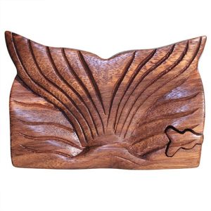 Our 'Whale Tail-fin' Bali Magic Box will make a magical addition to your store. Made like a wooden puzzle