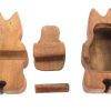 you have to work out which order to pull the various pieces apart in. In the centre is a small compartment ideal to hide that special little gift so it is great for storing small items whilst making a intriguing display plus it is fun to put together! Both lovely to look at and nice to play with