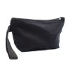 Black Cotton Toiletry Bag 10 oz - Hand Holder