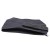 Black Cotton Toiletry Bag 10 oz - Hand Holder - Image 3