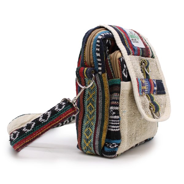 Body-Cross Natural Hemp & Jhari Travel Bag - Image 3
