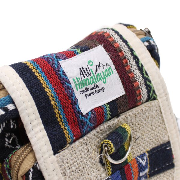 Body-Cross Natural Hemp & Jhari Travel Bag - Image 4