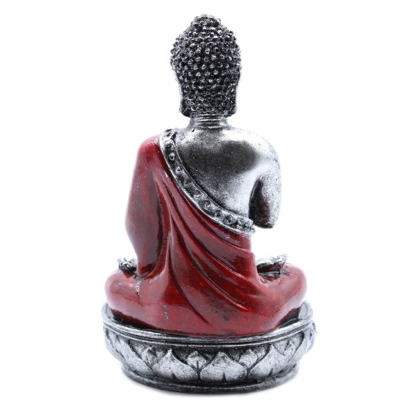 Buddha Candle Holder - Red - Medium - Image 5