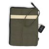 Canvas Large Laptop Pouch - Olive - 30x40cm - Image 2