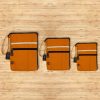 Canvas Large Laptop Pouch - Orange - 30x40cm - Image 4