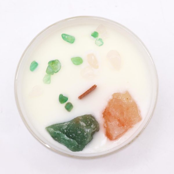 Chakra Crystal Candle - Heart Chakra - Image 2