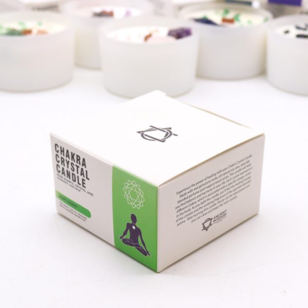 Chakra Crystal Candle - Heart Chakra - Image 3