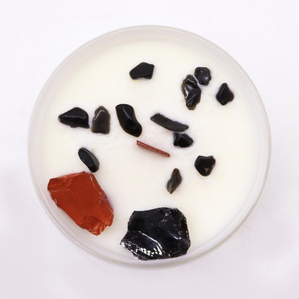 Chakra Crystal Candle - Root Chakra - Image 2