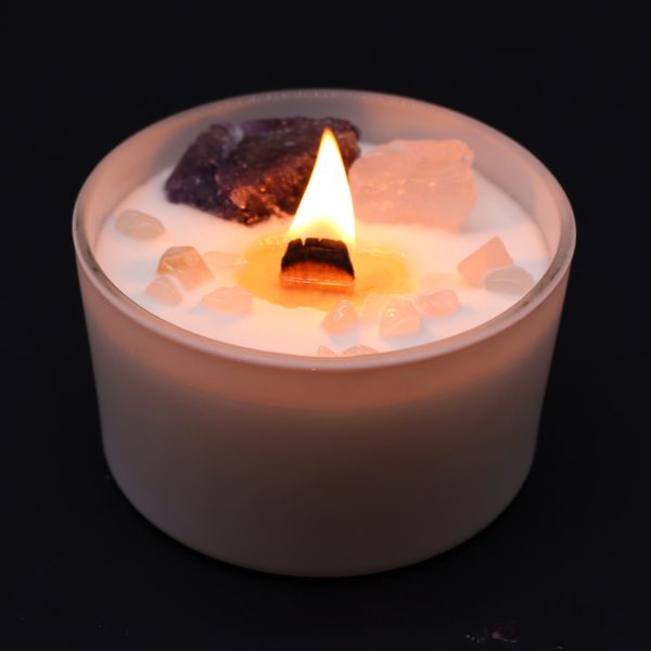 Chakra Crystal Candle - Third Eye Chakra - Image 5