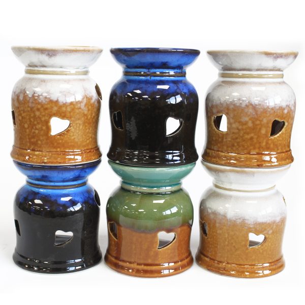 Classic Rustic Oil Burner - Heart Cut-out (assorted) - Image 5
