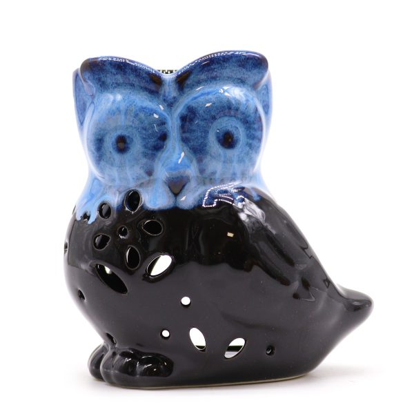 Classic Rustic Oil Burner - Owl Side-on (assorted) - Image 2