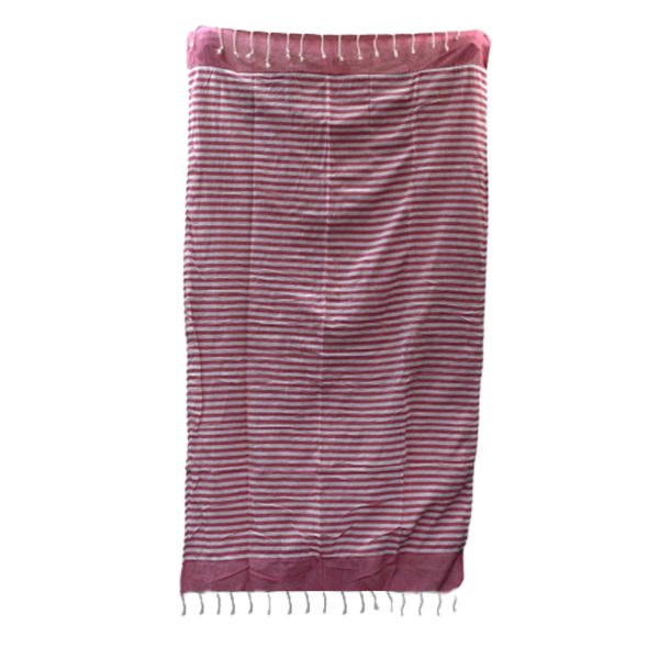Cotton Pareo Throw - 100x180 cm - Hot Pink - Image 3