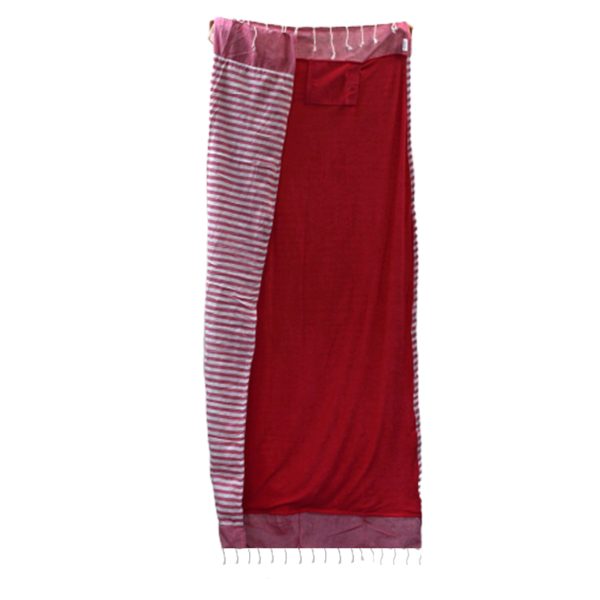 Cotton Pareo Towel - 100x180 cm - Hot Pink - Image 7