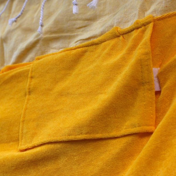 Cotton Pareo Towel - 100x180 cm - Sunny Yellow - Image 5