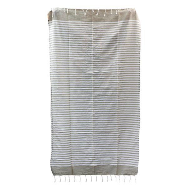 Cotton Pareo Throw - 100x180 cm - Warm Sand - Image 3